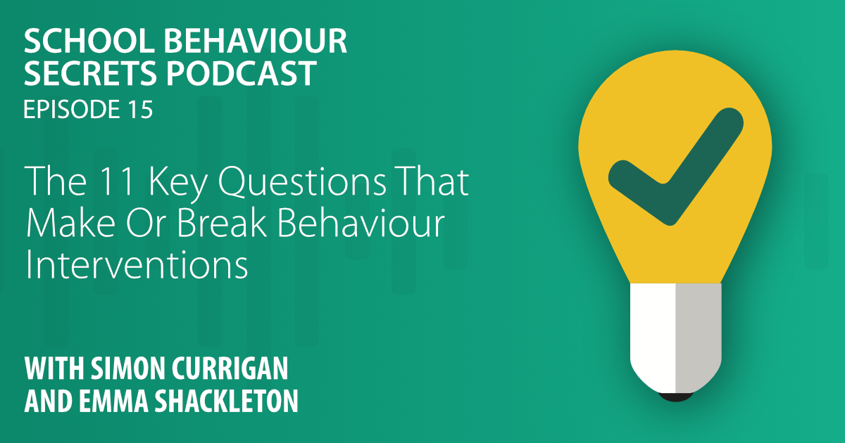 The 11 Key Questions That Make Or Break Behaviour Interventions