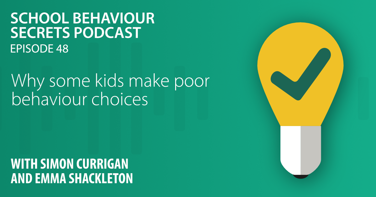 Why some kids make poor behaviour choices