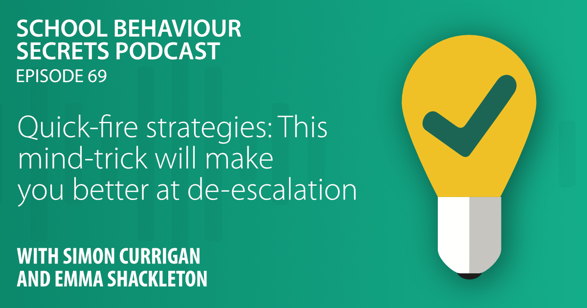 Quick-fire strategies: This mind-trick will make you better at de-escalation