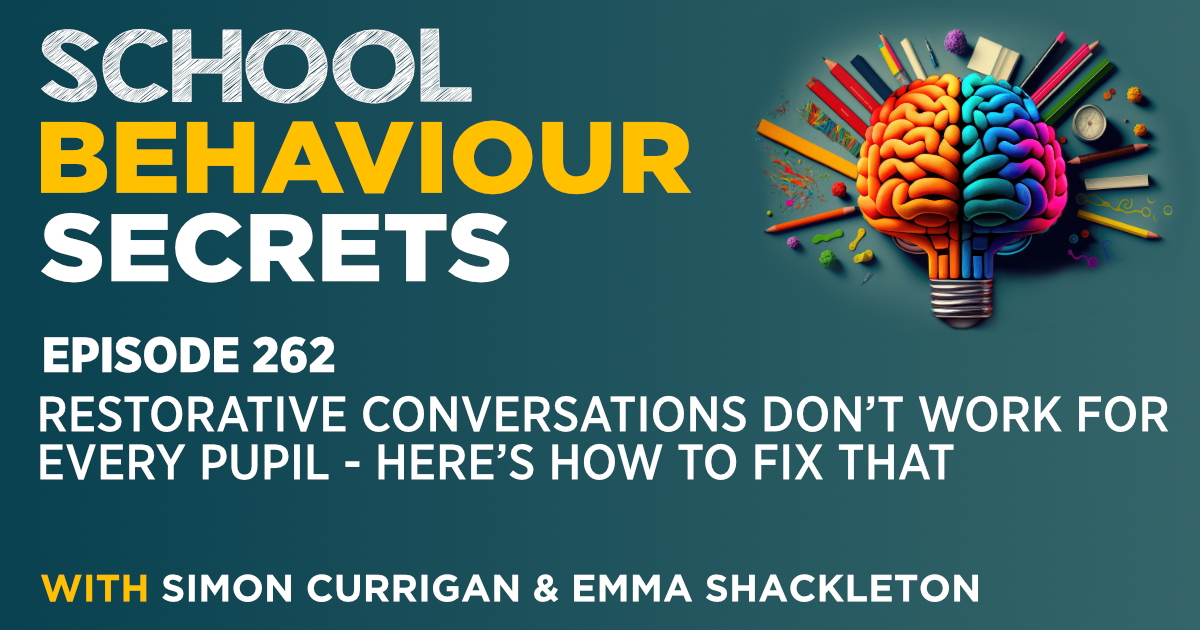 Restorative Conversations Don’t Work for Every Pupil - Here’s How to Fix That