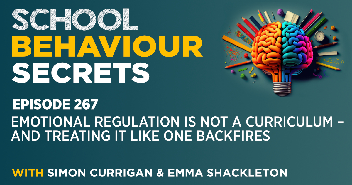 Emotional regulation is not a curriculum – and treating it like one backfires