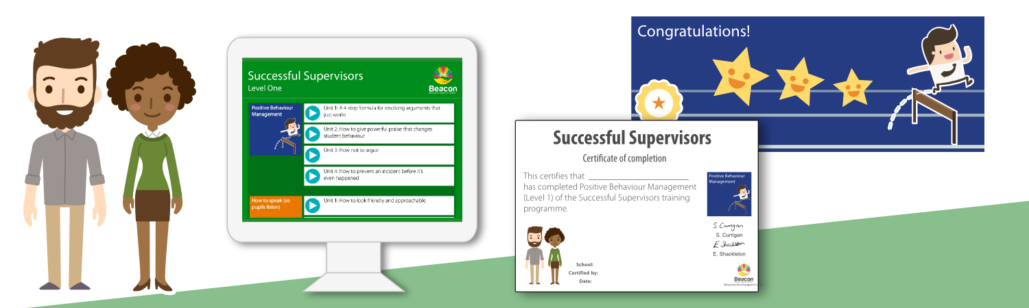 Sample resources included in Successful Supervisors presented horiztonally